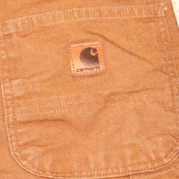 Carhartt Men's Work Pants Size 40 x 32 Heavy Duty Multi Pockets Tool Loop - Picture 3 of 6